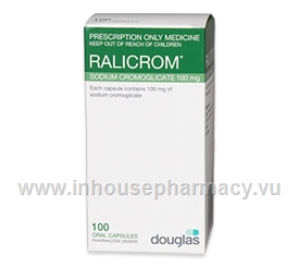 Ralicrom 100mg (Sodium Cromoglycate) 100 Capsules/Pack