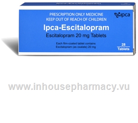 IPCA (Escitalopram 20mg) 28 Tablets/pack