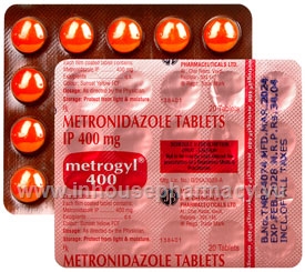 Metrogyl (Metronidazole 400mg) 20 Tablets