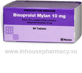 Bisoprolol IPCA (Bisoprolol 10mg) 90 Tablets/ Pack