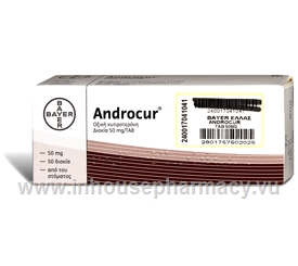 Androcur (Cyproterone Acetate 50mg) 50 Tablets/Pack (Turkish)