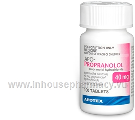 cost of oral propranolol