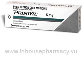 prinivil 5 mg tablets