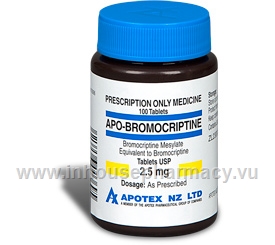 APO-Bromocriptine 2.5mg - InhousePharmacy.vu